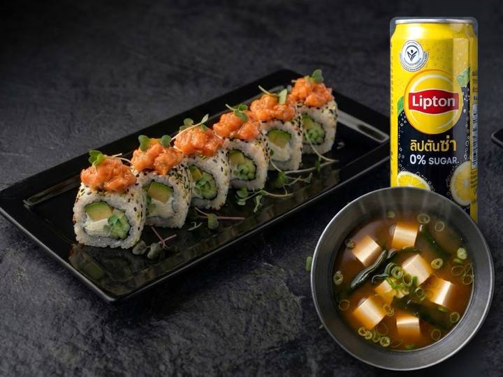Lunch Set · Spicy Salmon Fresh